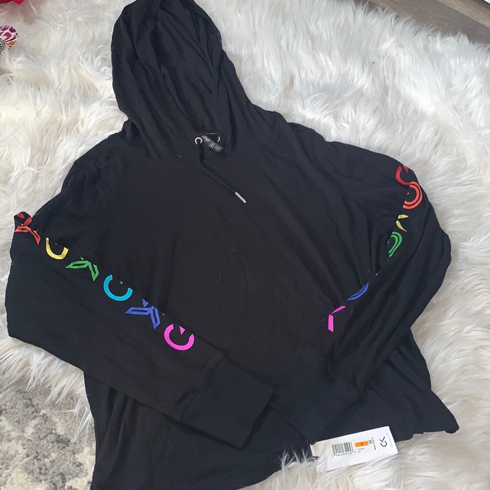 Calvin Klein performance rainbow pullover hoodie